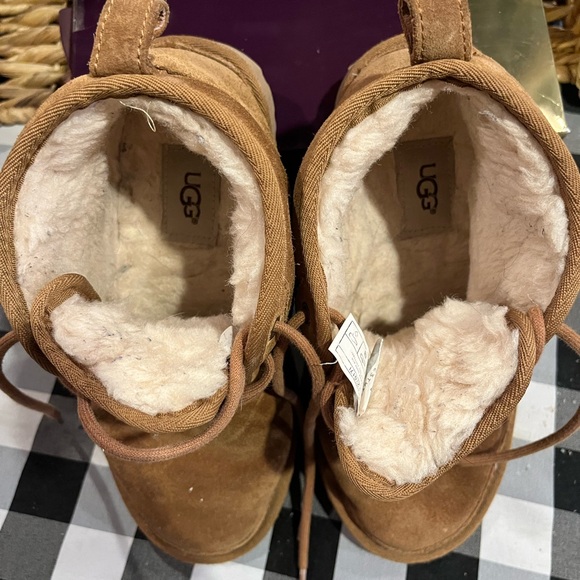 UGG Classic Tan Suede Boots - Picture 12 of 14